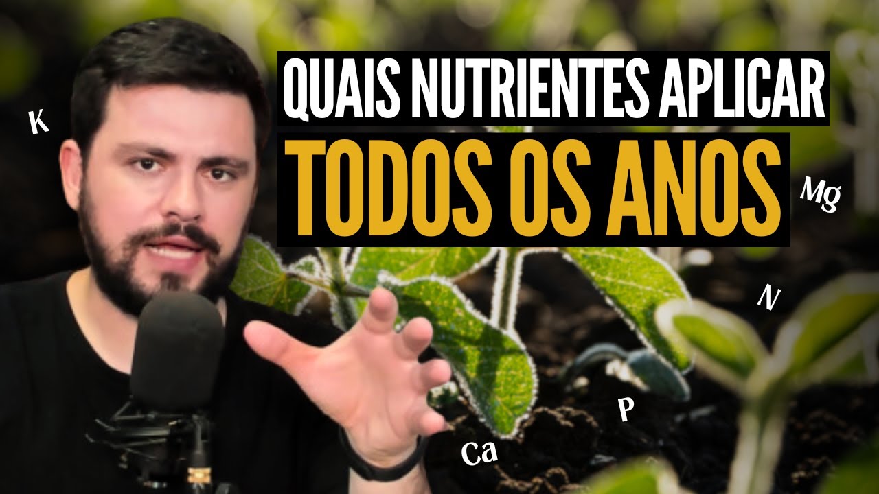 Quais nutrientes preciso aplicar todos os anos