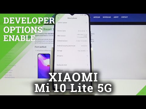 How to Activate Developer Options in XIAOMI Mi 10 Lite 5G – Developer Settings