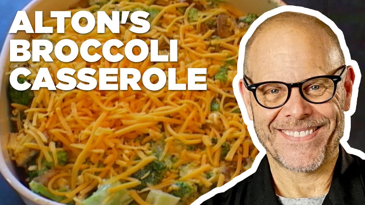 Alton Brown Makes Broccoli Casserole | Good Eats | Food Network
