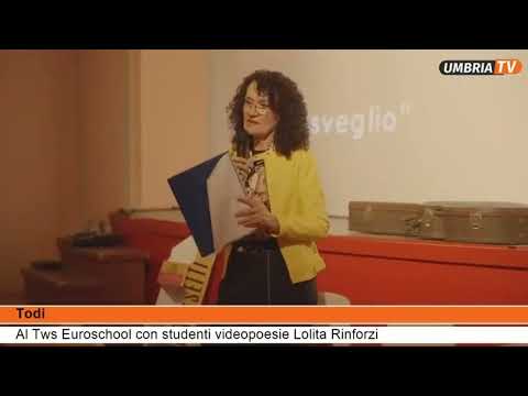 Lolita Rinforzi  e le sue Videopoesie a Todi per il TWS 2024 - 18.4.24