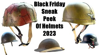 BLACK FRIDAY SNEAK PEEK! Original WW2 Helmets and MORE at Mike's Militaria!