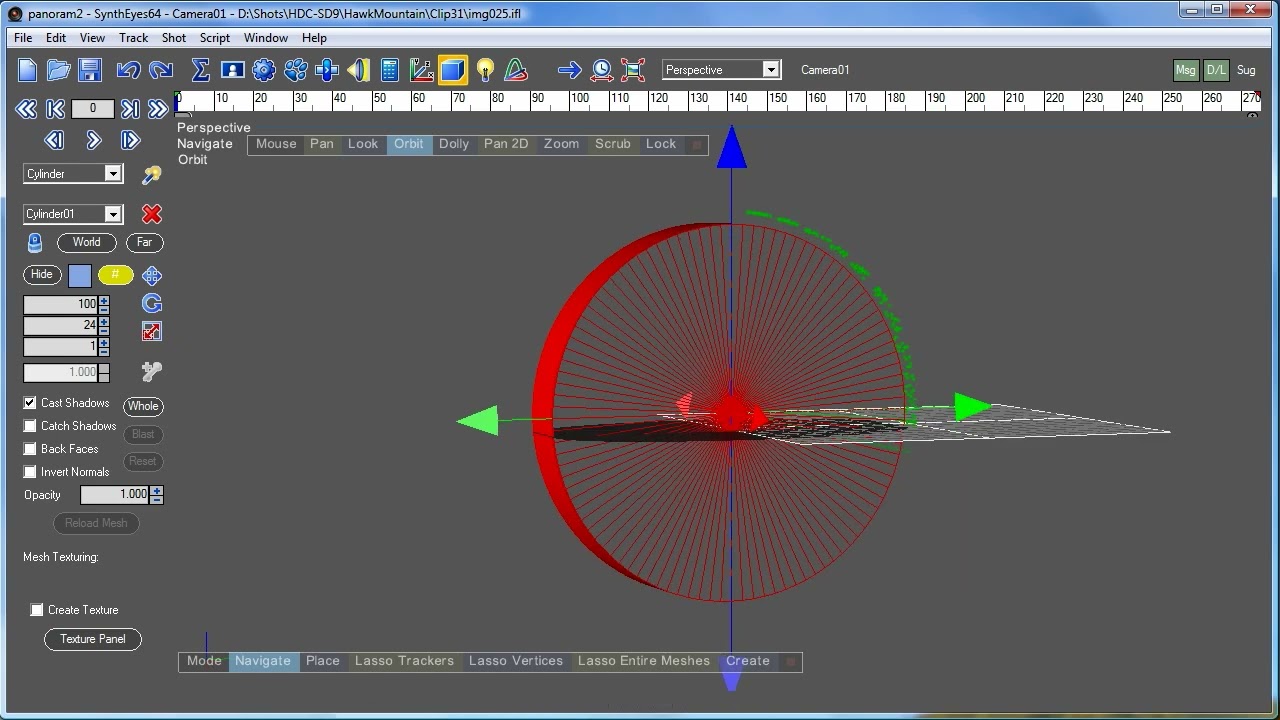 Creating a Panoramic Image with SynthEyes - Part 1