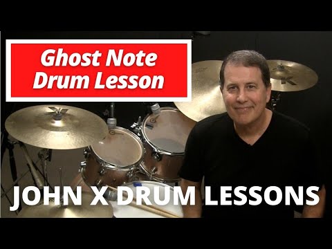 Funk Rock Drum Beats using Ghost Notes - Funk Drum Lessons