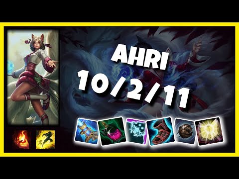 KOREAN Challenger Ahri MID (10/2/11) vs SYLAS Gameplay Replay - Patch 10.20