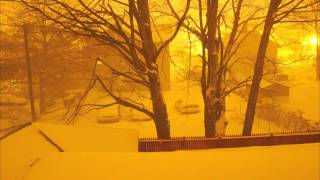 preview picture of video 'Blizzard Charlotte Timelapse - Torrington, CT'