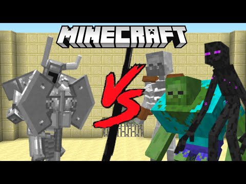 Minecraft Ferrous Wroughtnaut VS Mutant Creatures Mod