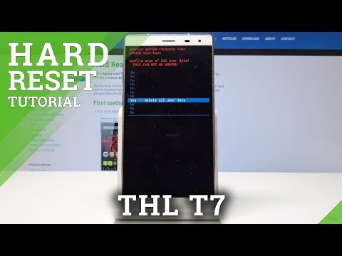 How to Hard Reset THL T7 - Bypass Screen Lock