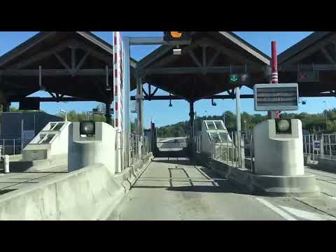 Durchfahrt Mautstelle Frankreich , Bip&Go