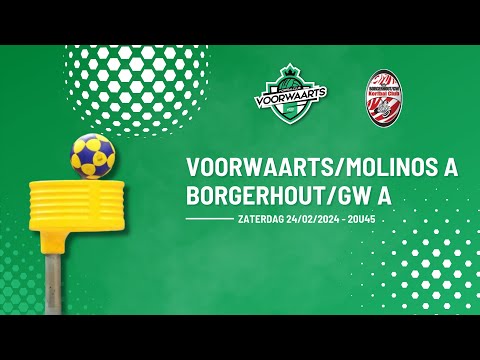 Topleague Korfbal: Voorwaarts/Molinos A - Borgerhout/GW A