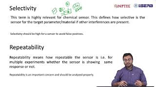 Sensor Parameters-III