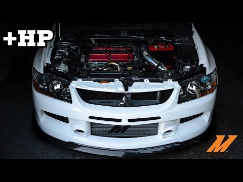 2006 Evo 9 - Installing Mishimoto Front Mount Intercooler And Full Piping System
