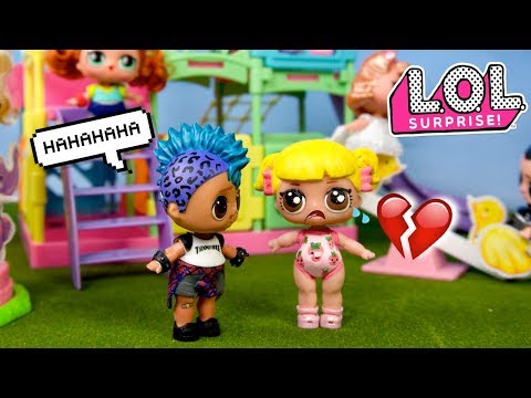 LOL Punk Boi Bullies Baby Goldie - Barbie Family School Morning Routine