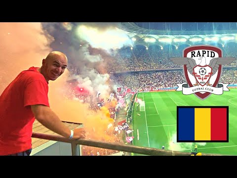Our first ever European football experience 🇷🇴 (WOW!)