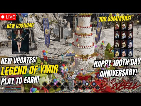 Legend Of Ymir | New Update! New Costume! 100+ Summons!  ( Tagalog )