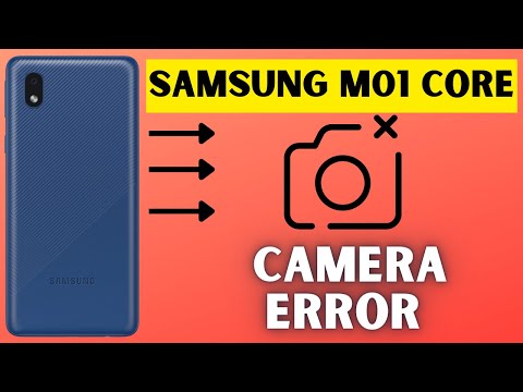 Samsung M01 Core Camera Error Fix || m01 core Camera Black screen issue