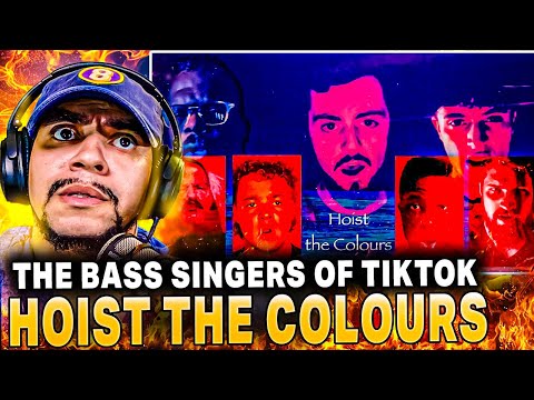 THIS SOME VOICE PLAY SHHH!!!The Bass Singers of TikTok - Hoist The Colours (LIVE REACTION)