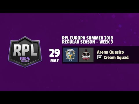 ARENA QUESITO VS CREAM SQUAD - RPL EUROPA SUMMER 2018 - JORNADA 3 | CLASH ROYALE | REVOL AIMAR |