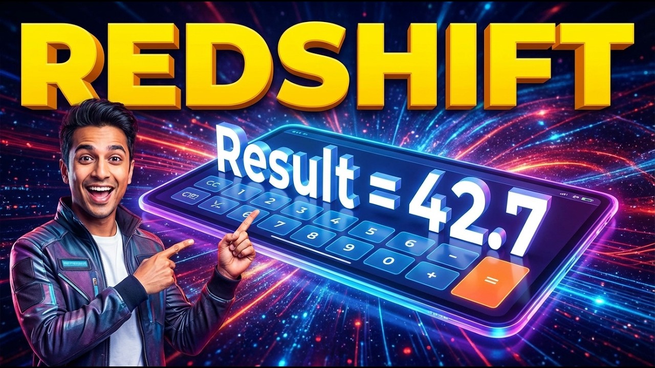 Redshift Interactive Calculator