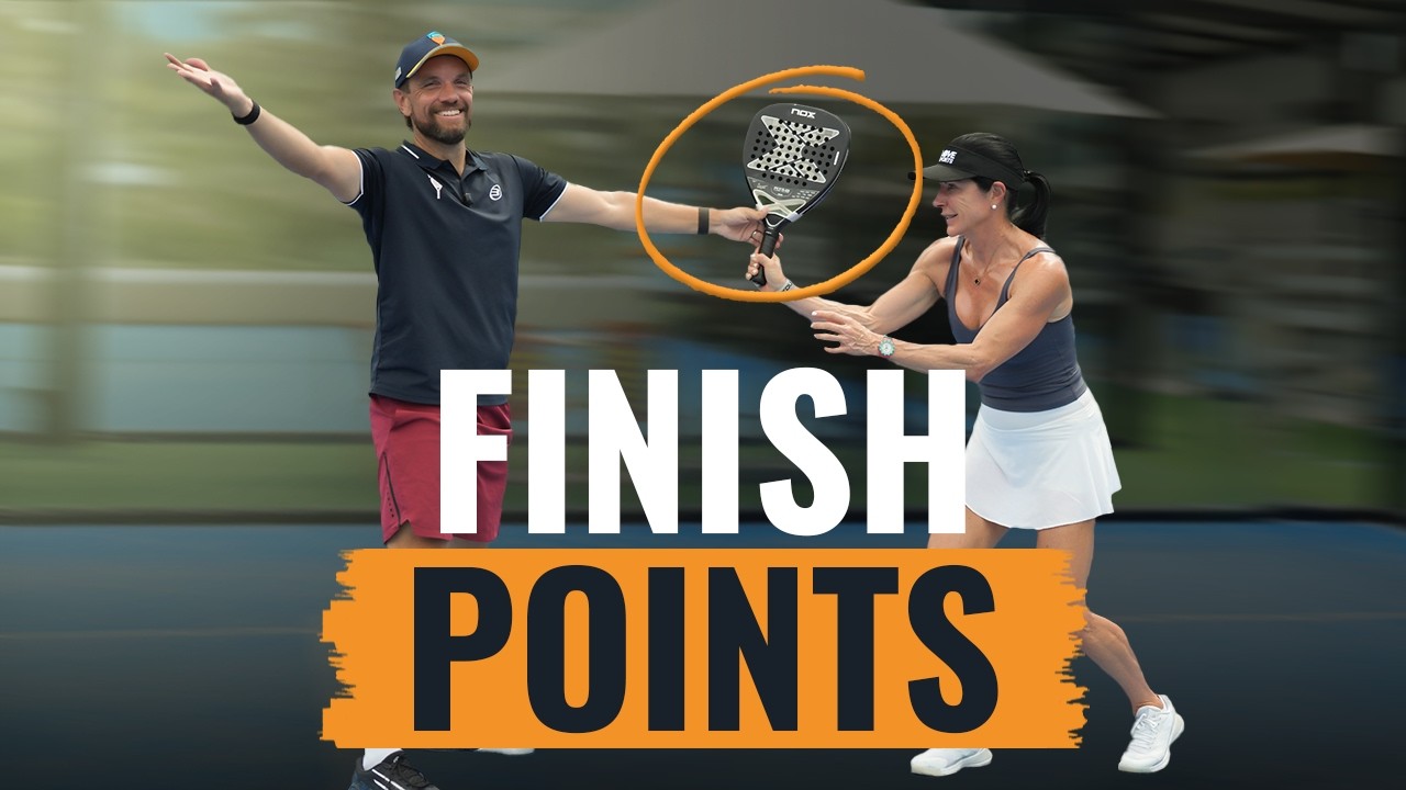 Volley technique: brush down for spin and control