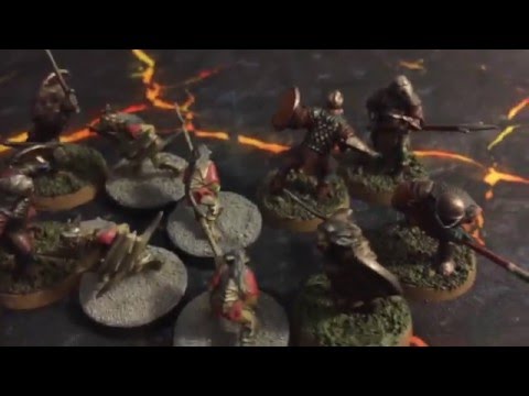 Hobbit SBG Battle Report 27 - 500 pts Moria vs Mordor