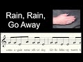 Rain Rain Go Away Sight Singing
