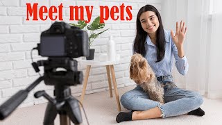 Pets Vlog |Animals in my house| Meet my pets