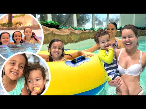 WATER PARK IN THE COLD OF SP? 24 HOURS AT THE RESORT: TOUR, LOTS OF FOOD AND FUN - Rê Andrade