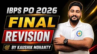 Final Revision Before IBPS PO 2026 By Kaushik Mohanty || Career Definer