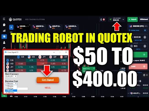 Best Trading Robot in Quotex - $50 to $400 - Best Trading Robot 2023