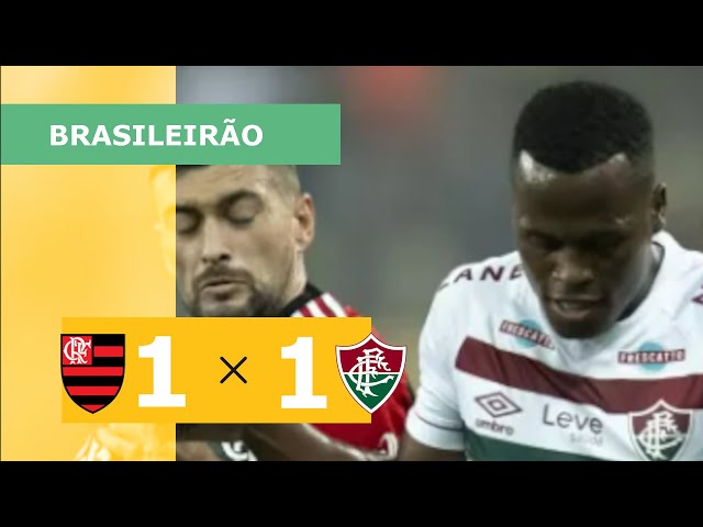 Flamengo 1-1 Fluminense (11 de nov, 2023) Placar Final - ESPN (BR)