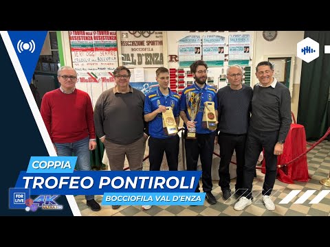 Trofeo Pontiroli - Gara reg. a Coppia cat. A, B, C, D - Bocciofila Val D'Enza