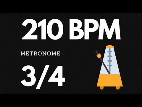 210 BPM Metronome 3/4
