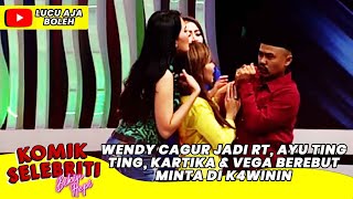 Download lagu WENDY CAGUR JADI RT, AYU TING TING, KARTIKA & VEGA BEREBUT MINTA DI K4WININ - KOMIK SELEB mp3 Download lagu WENDY CAGUR JADI RT, AYU TING TING, KARTIKA & VEGA BEREBUT MINTA DI K4WININ - KOMIK SELEB mp3