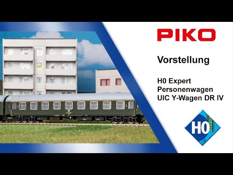 Video H0 - Set rychlíkových vozů Y D300 - PIKO 58221