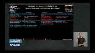 CPI do Crime Organizado: relatório final é rejeitado