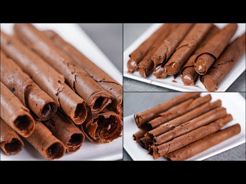 CHOCOLATE WAFER ROLL RECIPE | NO OVEN | NO EGG | EASY CHOCOLATE WAFER RECIPE | N'Oven