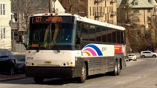 ᴴᴰ⁶⁰ Front POV: NJT Route 127 Ridgefield Victoria Terrace onboard a 2021 MCI D4500CT