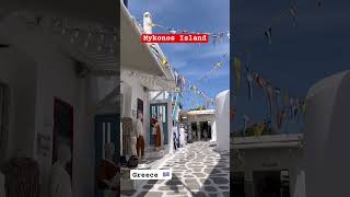 Walking around in Mykonos island #travel #mykonos