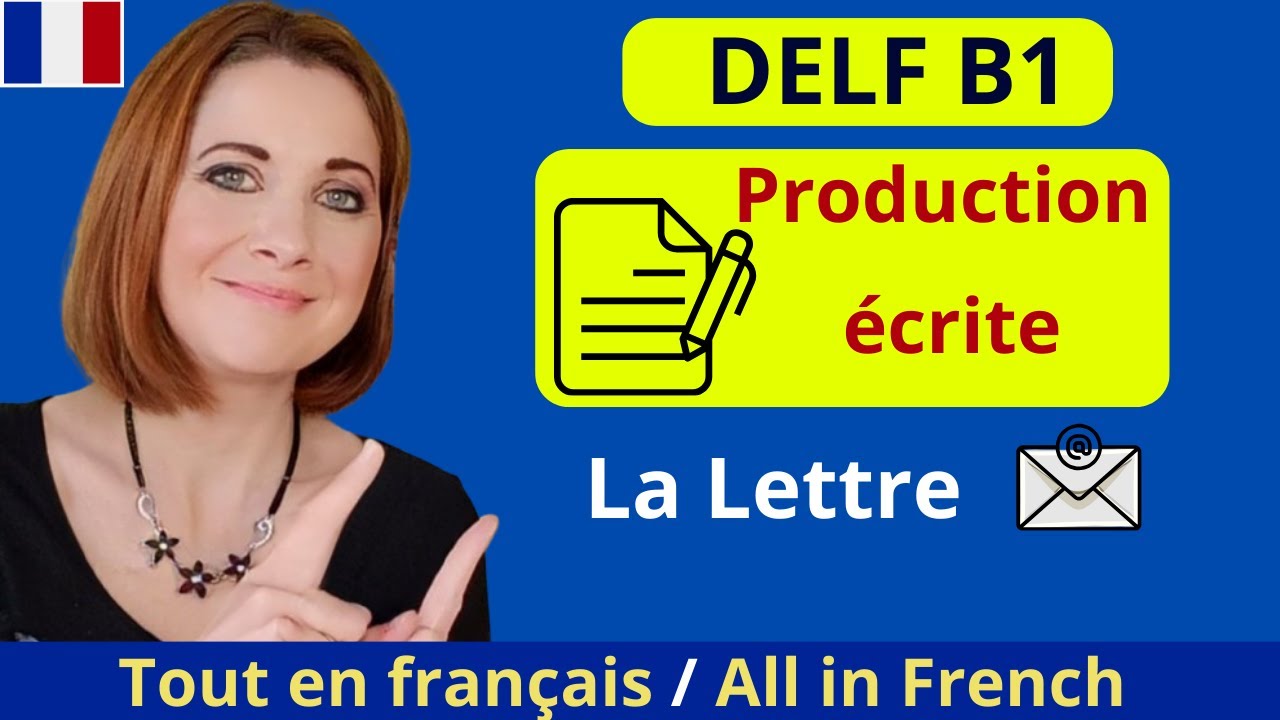DELF B1 PRODUCTION WRITTEN/ The formal and informal LETTER ✉️ / Subtitles