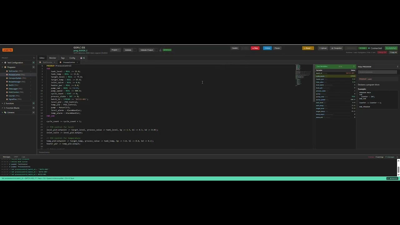 GOPLC Online Live View Demo