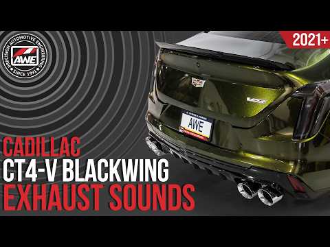 2021+ Cadillac CT4-V Blackwing SwitchPath Exhaust sound clip