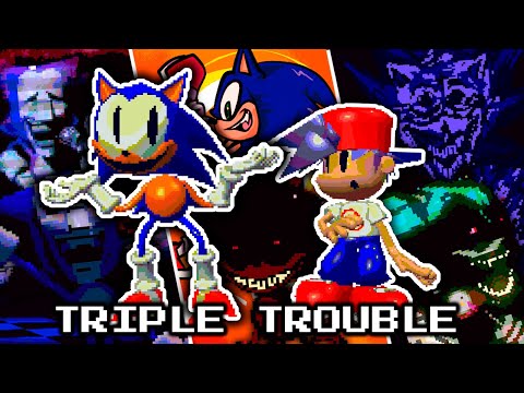 SINGLE TROUBLE? (Triple Trouble The Encore Awemixed but Rewrite Sing It??) - Round 2 -  FNF Cover