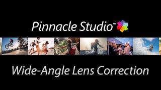 Pinnacle Studio Wide Angle Lens Correction