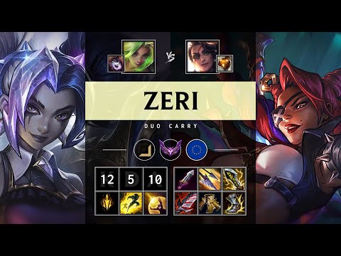 Zeri ADC vs Samira: Rampage - EUW Master Patch 25.S1.1