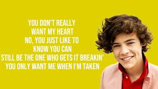 Taken - One Direction (Lyrics)