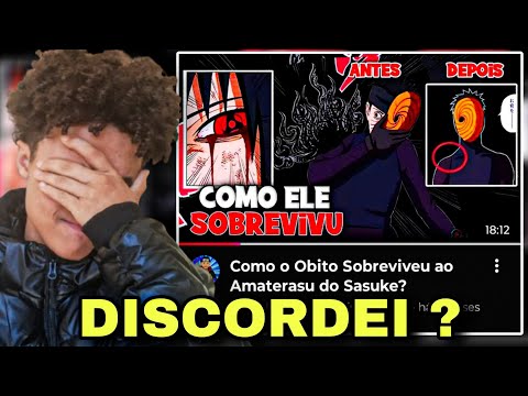 Did he get everything wrong? Reacting to how Obito survived Sasuke's Amaterasu? @CanalNacaoNerd_