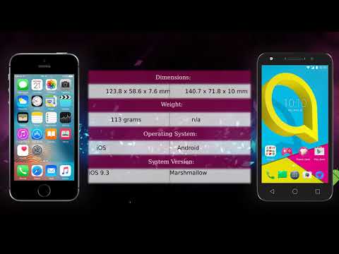 Apple iPhone SE vs Alcatel U5 4G - Phone comparison