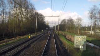 preview picture of video '[cabinerit] A train driver's view: Enkhuizen - Amsterdam CS, VIRM, 01-Apr-2015.'