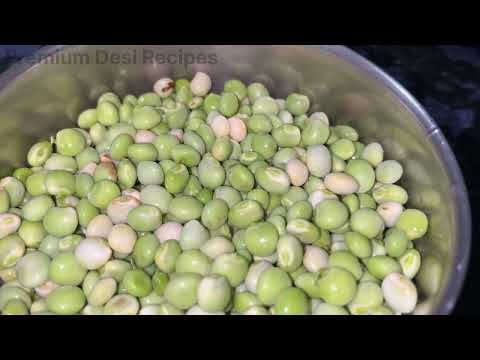 Green pigeon peas  | green tuvar beans recipe @PremiumDesiRecipes 