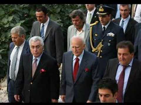 PRESIDENT PAPOULIAS VISITS OLYMPOS   PART 1